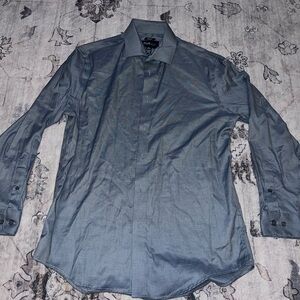 Kenneth Cole Steel Gray Dress Shirt